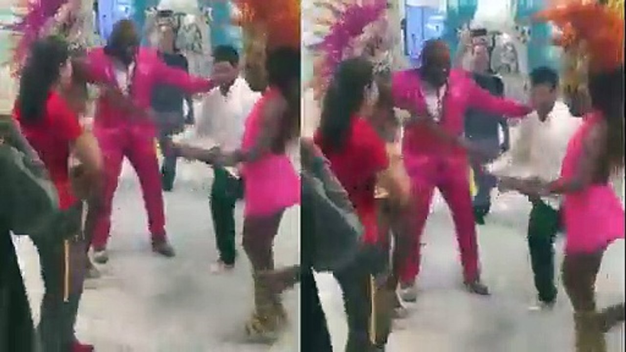 Carolina Marín se despide de Río 2016 bailando samba en el aeropuerto