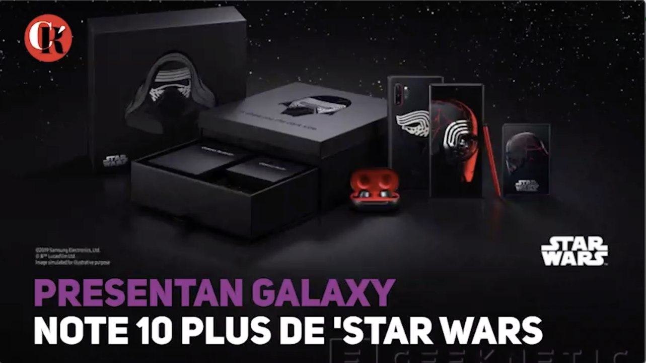 Presentan Galaxy Note 10 Plus de 'Star Wars