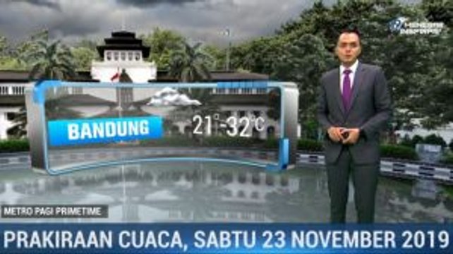 Prakiraan Cuaca Sabtu 23 November 2019