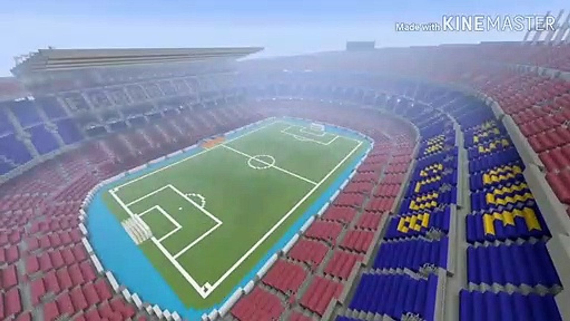 Estadio De Fútbol De Minecraft
