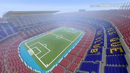 Minecraft stadium - (Camp nou Barcelona) #campnou #fcbarcelona