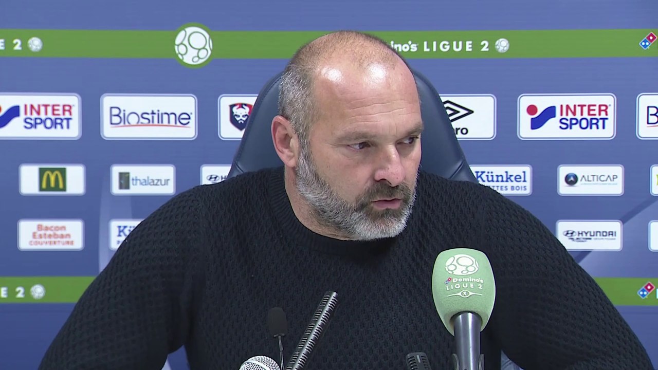Conférence de presse de Pascal Dupraz après SMCaen / Le Mans FC