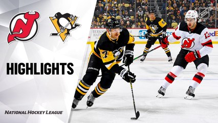 NHL Highlights | Devils @ Penguins 11/22/19