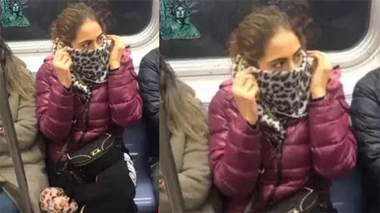Sara Ali Khan hides her face in Newyork Metro | FilmiBeat