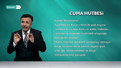Diyanet'ten "isyan etmeyin" hutbesi: Maddi ve manevi sıkıntılar alınyazısıdır