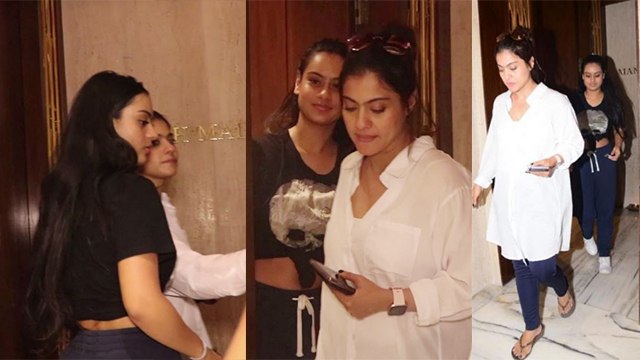 Kajol with her daughter Nysa Devgn reached at Manish Malhotra's house | Boldsky