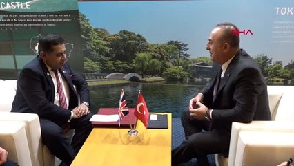 Çavuşoğlu, ingiliz dışişleri bakanlığı devlet bakanı tariq ahmad ile görüştü