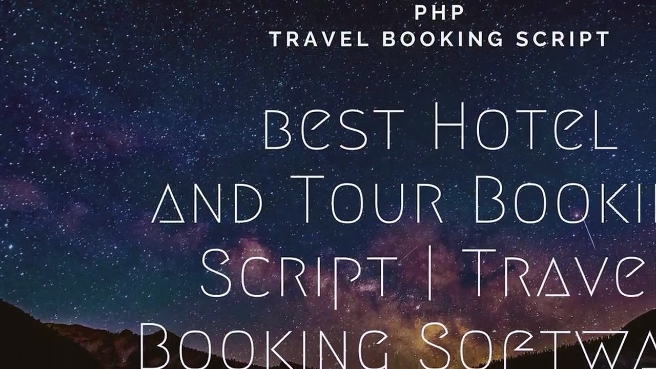 Best Hotel and Tour Booking Script | PHP Travel...