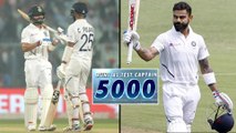 India Vs Bangladesh,Day-Night Test : Virat Kohli Becomes Fastest Captain To Score 5000 Test Runs