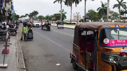 Travelling On Metal Pipes On Trailer