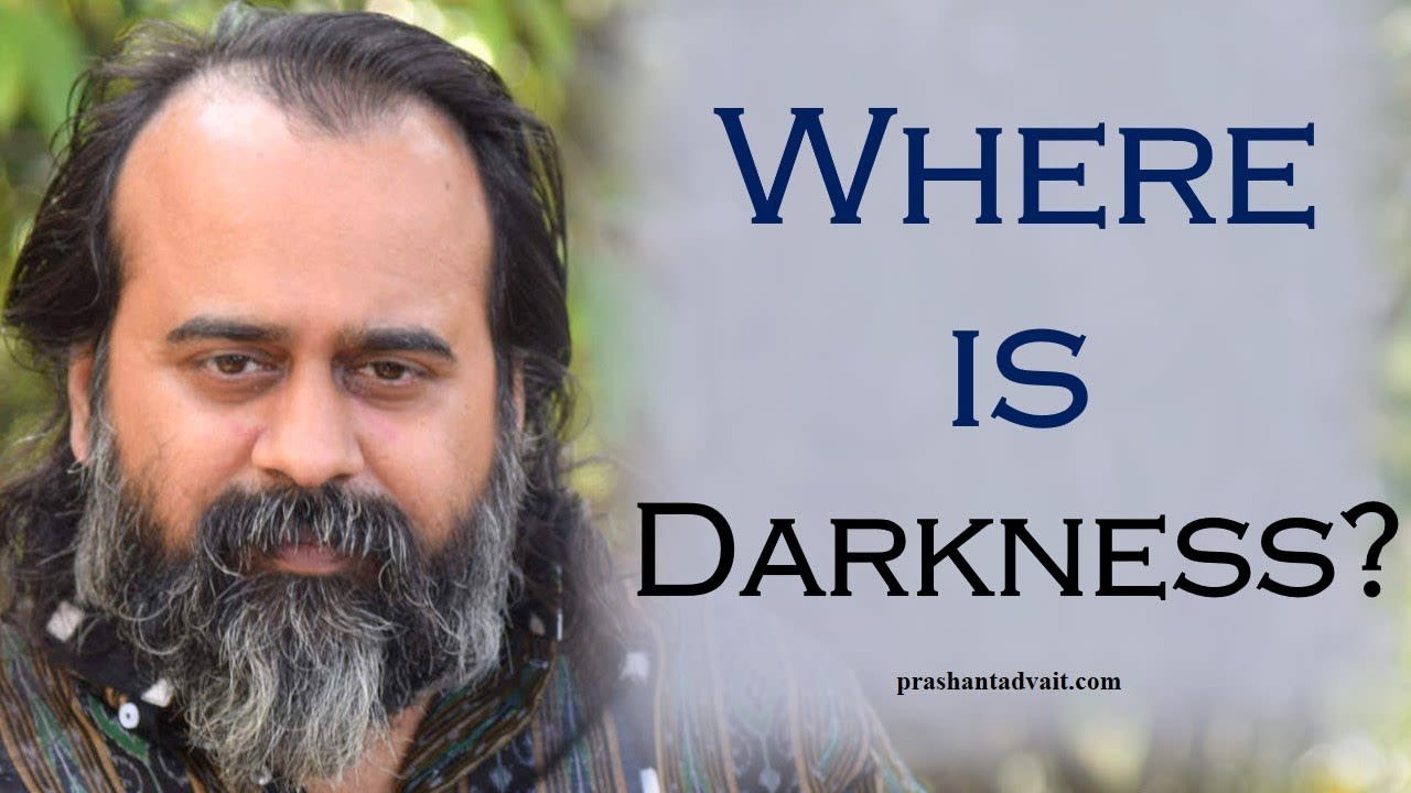 Acharya Prashant, with students: It will surely be dark when the eyes are closed