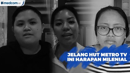 Jelang HUT Metro TV, Ini Harapan Milenial
