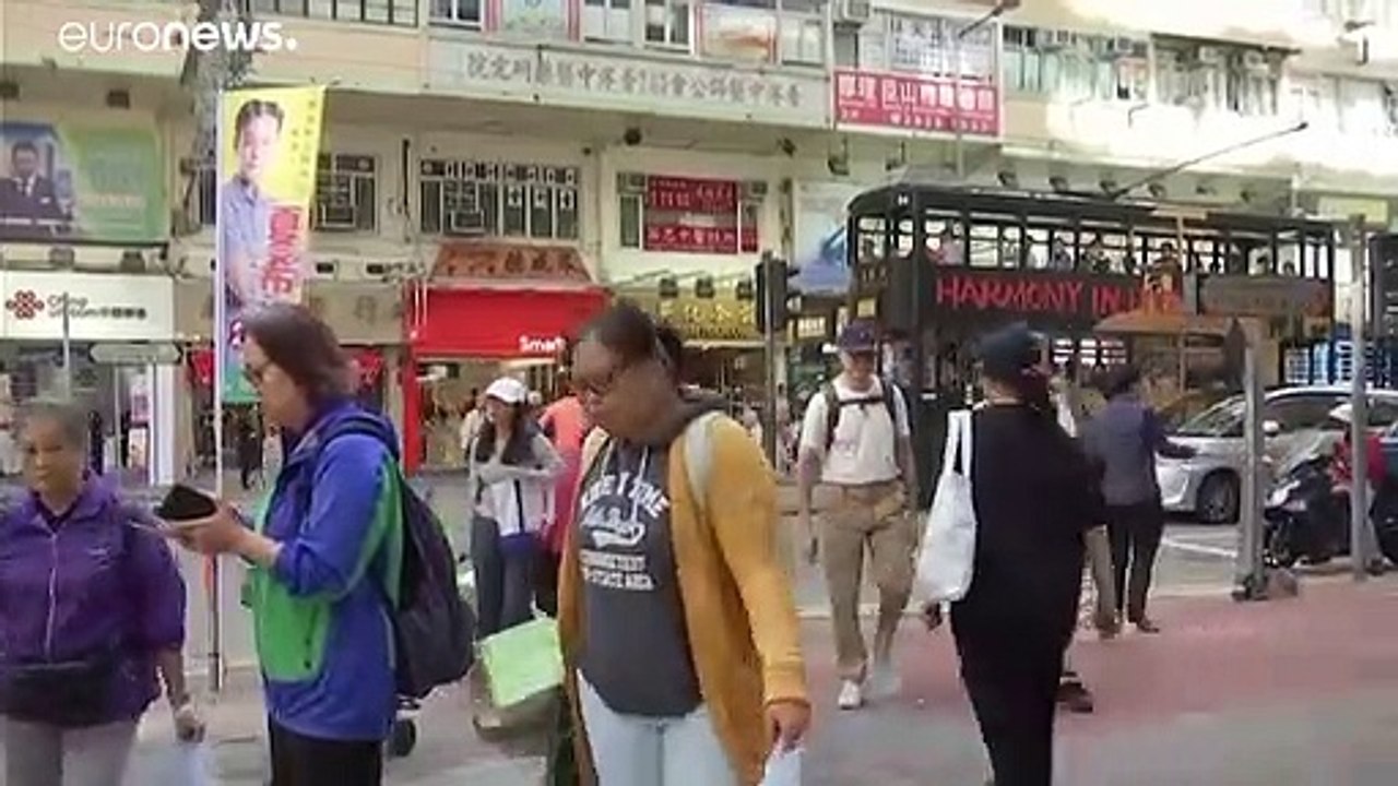 Hongkong: 1. wahl seit ausbruch der proteste