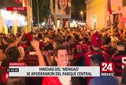 Copa Libertadores 2019: Hinchas de Flamengo tomaron las calles de Barranco en la víspera de la final