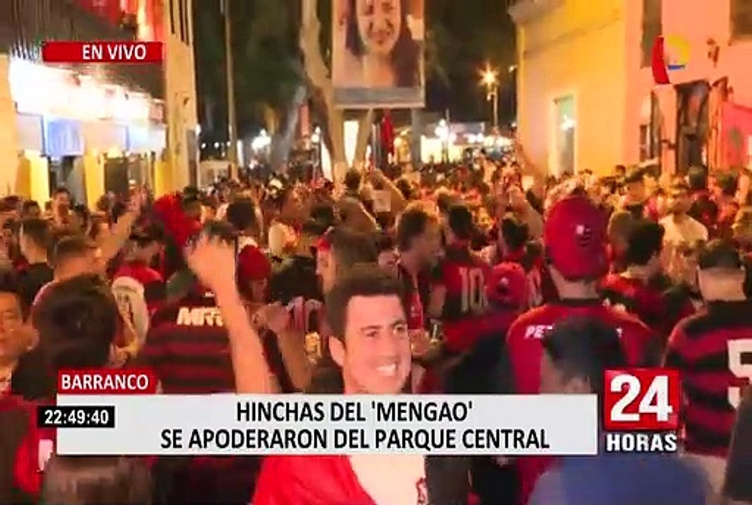 Copa Libertadores 2019: Hinchas de Flamengo tomaron las calles de Barranco en la víspera de la final