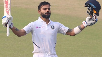 下载视频: IND vs BAN,2nd Test : Virat Kohli Scores 27th Test Century During Pink Ball Test || Oneindia Telugu