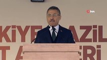 Cumhurbaşkanı Yardımcısı Fuat Oktay, 'Gazi ve Şehit Aileleri Vakfı binasının açılış töreni'ne...