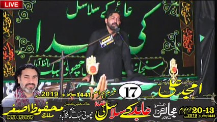 Zakir Syed Amjad Ali Shehrazi Sahiwal 17th Muharam 1441 2019 Choti Behak Hafizabad