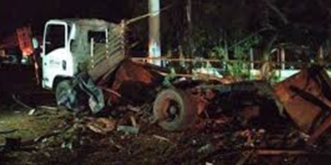 Así fue el terrible ataque con un camión bomba contra estación de la Policía Nacional en Colombia