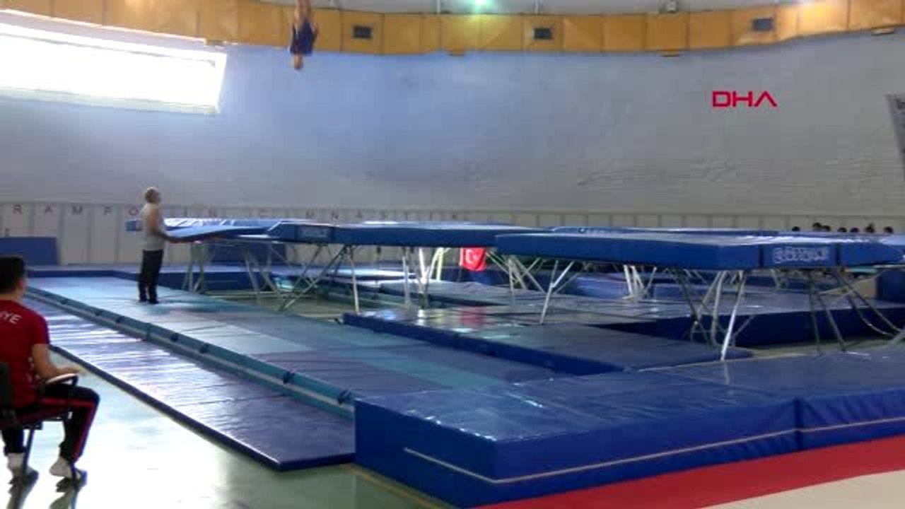 Spor milli trambolincilerin hedefi olimpiyatlar