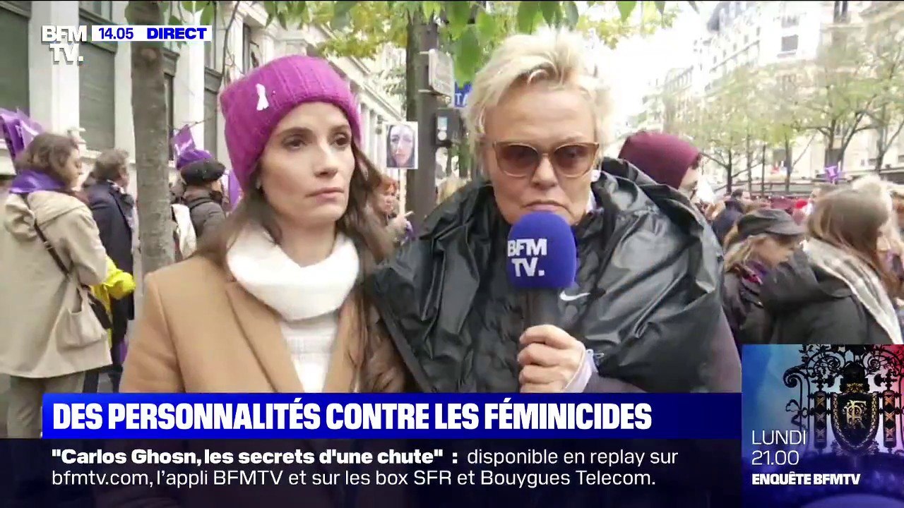 Féminicides: Muriel Robin appelle à une "vraie mobilisation de l'État et des politiques"