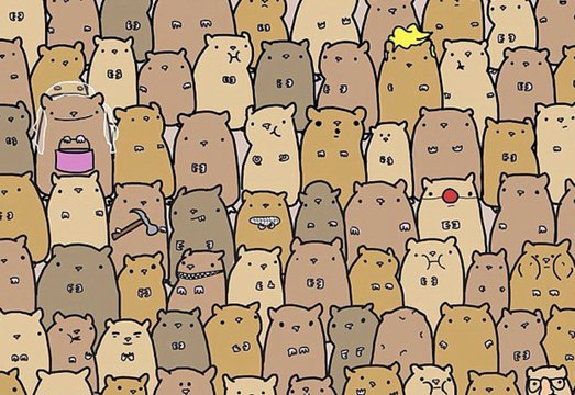 Arriverez-vous à trouver la patate parmi tous ces petits hamsters…