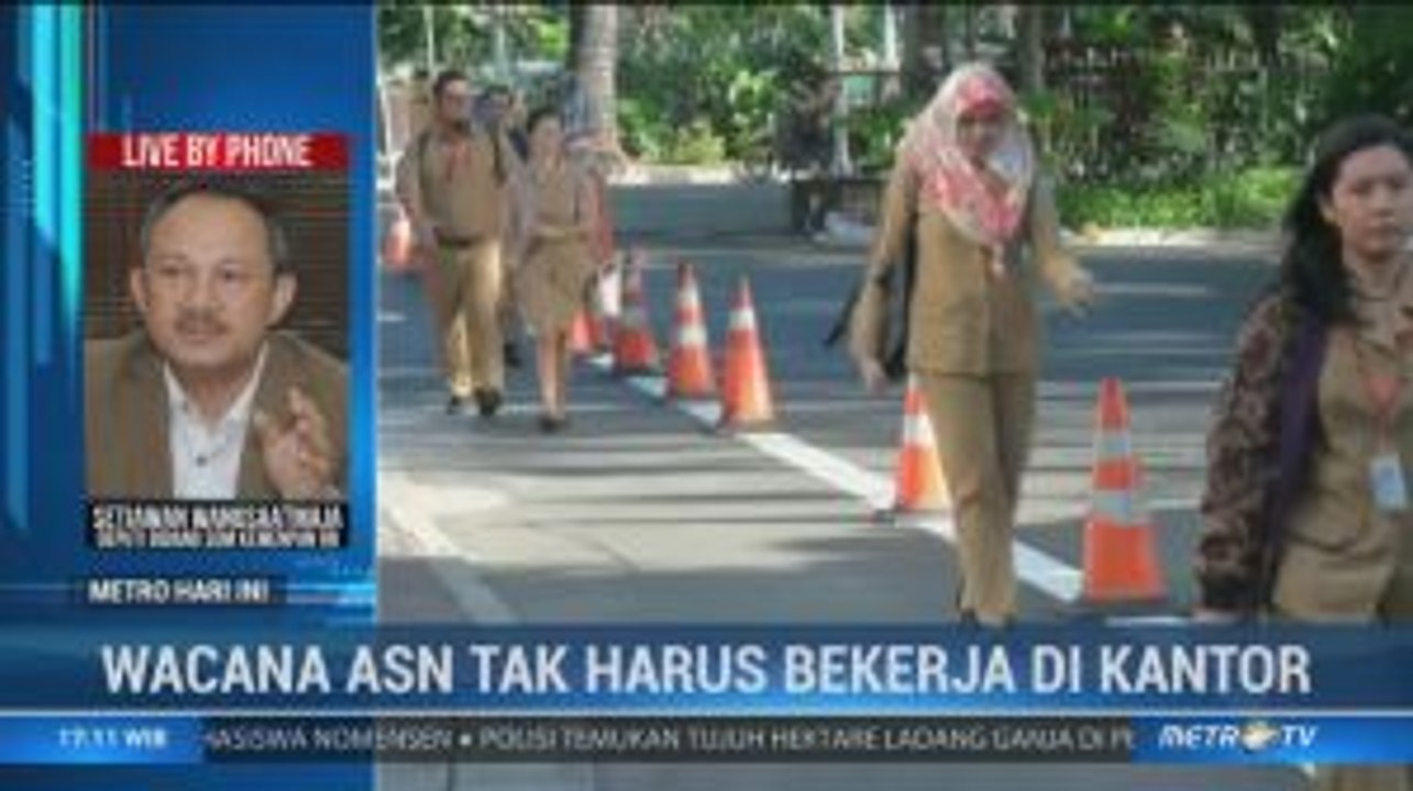 Wacana ASN Tak Harus Bekerja di Kantor