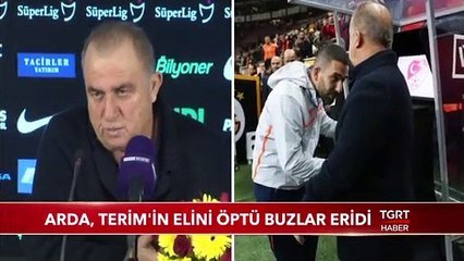 Arda, Terim'in Elini Öptü Buzlar Eridi