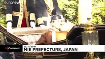 Japanese imperial couple hold enthronement ceremonies in sanctuary of Ise