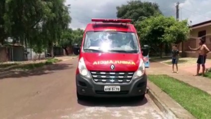 Homem é socorrido após se queimar com óleo de cozinha