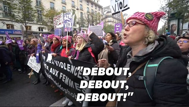L'Hymne des femmes” repris pendant la marche #NousToutes