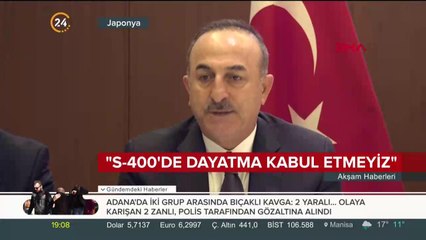 Dışişleri Bakanı Mevlüt Çavuşoğlu Japonya’da