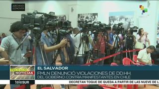 El Salvador: FMLN rechaza violaciones de DDHH en Chile