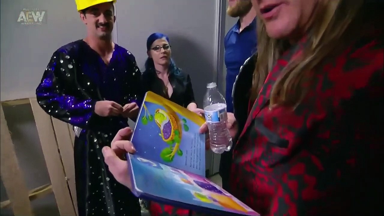 Chris Jericho and Jake Hager backstage segment