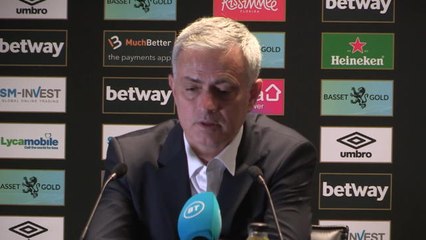 FOOTBALL : Premier League : 13e j - Mourinho: "J'appartiens au terrain. Aujourd'hui, j'étais à ma place"