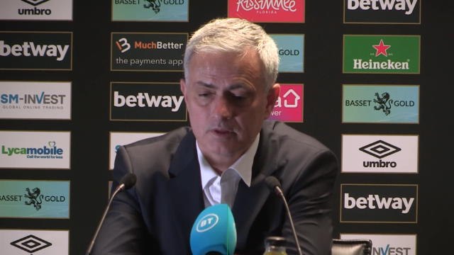 FOOTBALL : Premier League : 13e j - Mourinho: J'appartiens au terrain. Aujourd'hui, j'étais à ma place