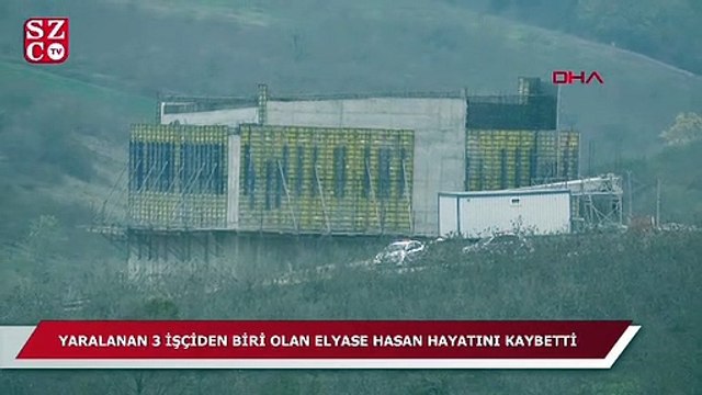 İstanbul'dan geçen otoyol inşaatında bir işçi öldü!