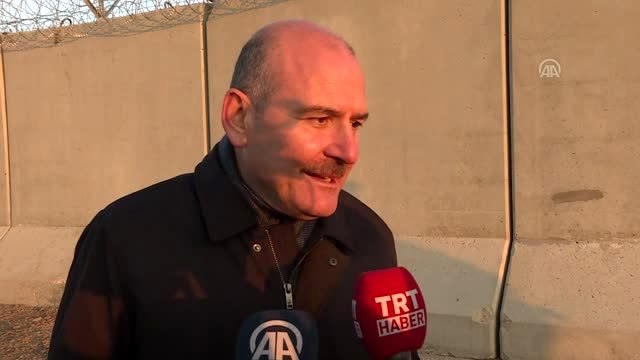 İçişleri Bakanı Soylu, İran sınırında incelemelerde bulundu (2)