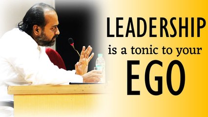 Acharya Prashant, with students: Leadership is a tonic to your ego