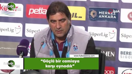 Ünal Karaman: "Güçlü bir camiaya karşı oynadık"