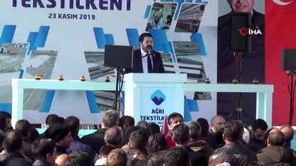 Ağrı'da Tekstil Kent'te 20 bin kişi çalışacak