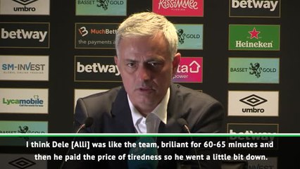 Скачать видео: Mourinho hails the return of the 'old Dele Alli'