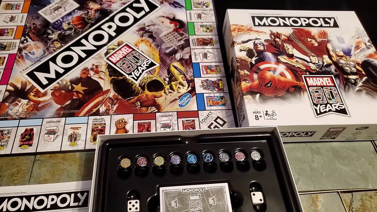 Foxy Unboxy: Marvel 80 Years Monopoly Board Game Unboxing & Review