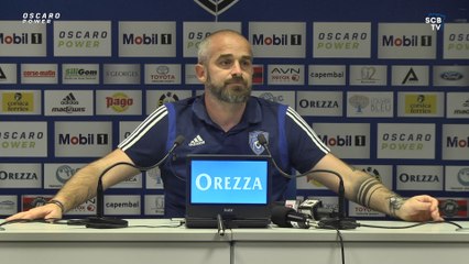 Bastia 2-1 Schiltigheim : Conf. d'après-match de M. Chabert