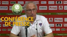 Conférence de presse AC Ajaccio - Clermont Foot (1-1) : Olivier PANTALONI (ACA) - Pascal GASTIEN (CF63) - 2019/2020