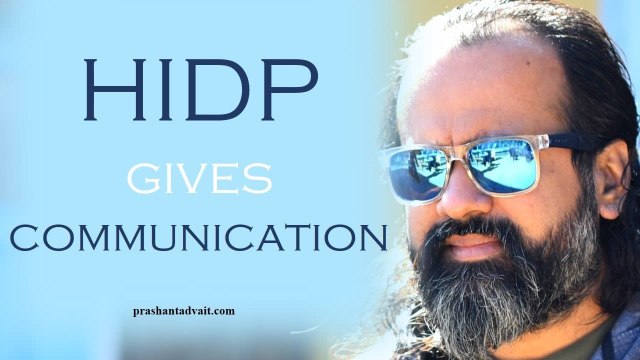 Acharya Prashant, with students: You asked for mere communication; HIDP gave you communion