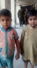 Beautiful Kids in Police Station