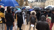 Caen. L’inauguration de la place de la République chahutée par les manifestants et la pluie