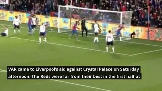 Liverpool survive scare as Crystal Palace have goal controversially ruled out by VAR