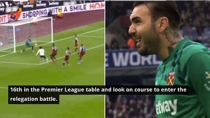 West Ham goalkeeper Roberto Jimenez might be the worst in Premier League history